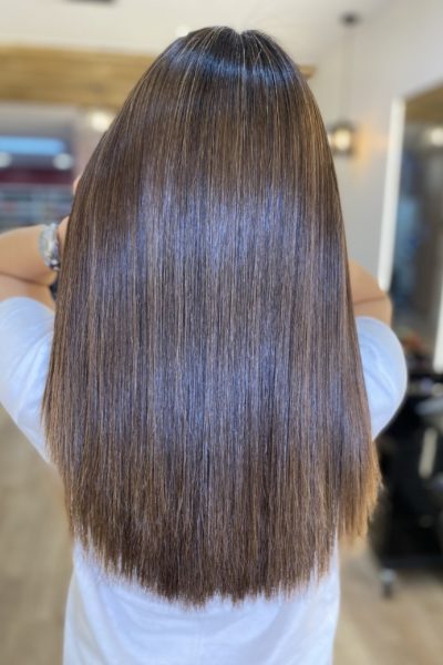 Après le lissage Enzymotherapy Après le lissage Enzymotherapy