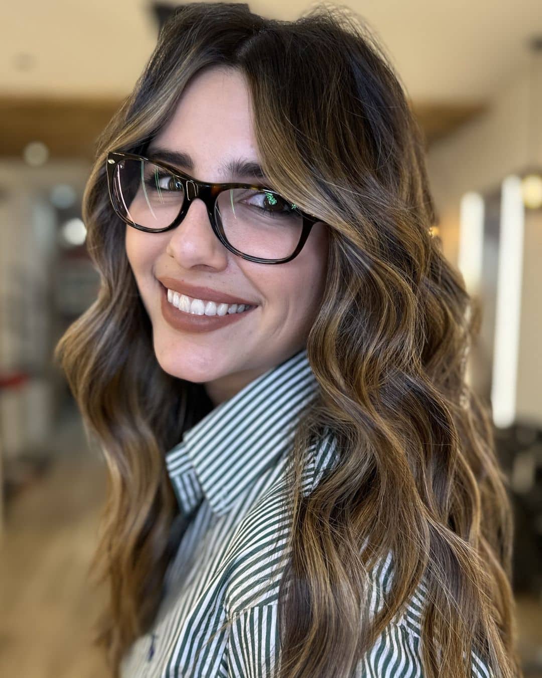 balayage cheveux bruns